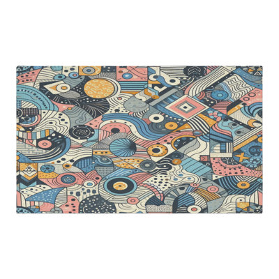 Tapis tressé Vibe Splash