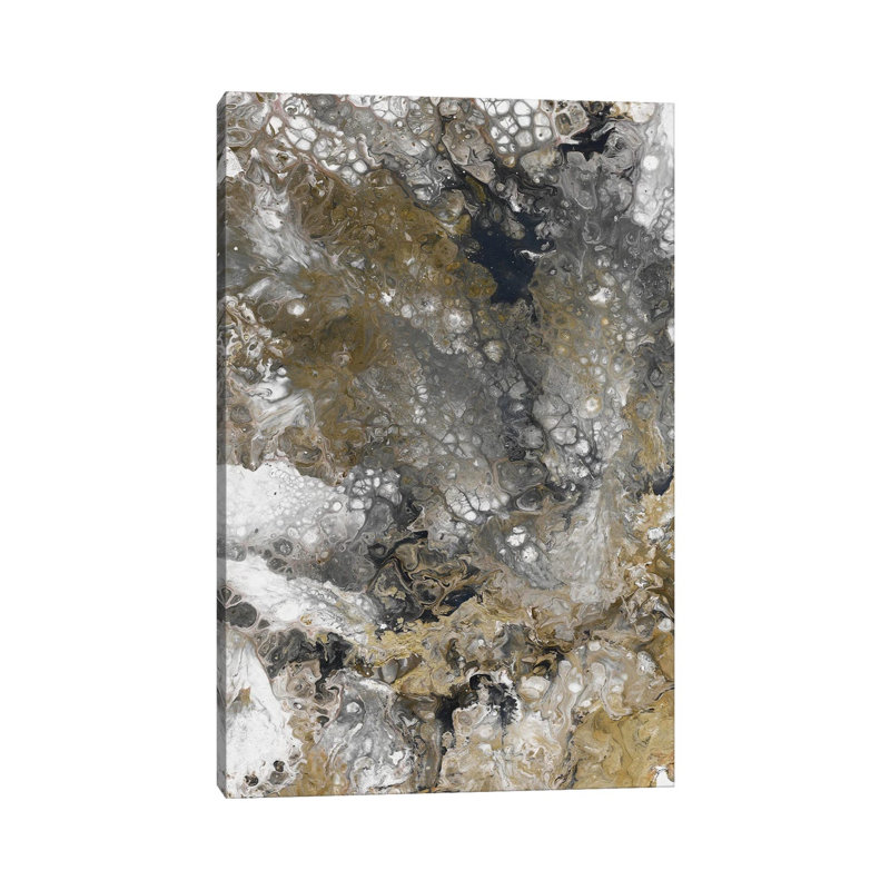Fluid Ink IV by Angel Estevez - Wrapped Canvas Painting, 20.32 cm H x 30.48 cm W