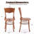 Medieval Solid Wood Side Dining Chairs-349478016