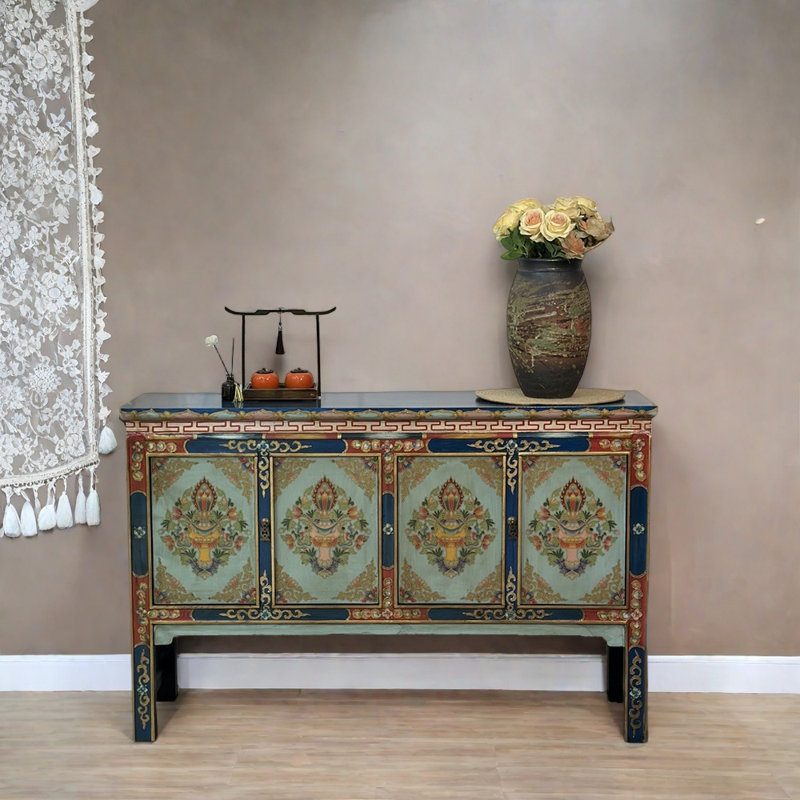 Console peinte et vieillie