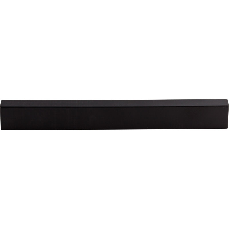 Modern Metro Finger Pull, Flat Black, 8" Center to Center