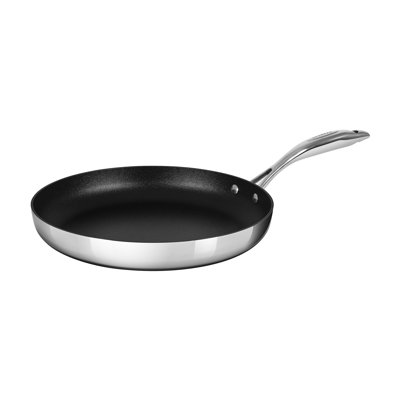 Scanpan HaptIQ 8in/ 20cm Nonstick Induction Suitable Fry Pan, Mirror Polished Stainless Exterior