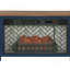 1 console multimédia avec foyer électrique bleu flammes, armoire latérale avec trous réglables, grille pour bûches, finition deux tons