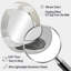 Peinture minimaliste grise simple I - grand miroir mural ovale sur métal-1430094007