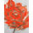 Abstract Red Flower Print On Canvas