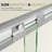44"-48" W X 72" H Semi-Frameless Double Sliding Reversible Shower Glass Door With Clear Tempered Glass-101977041