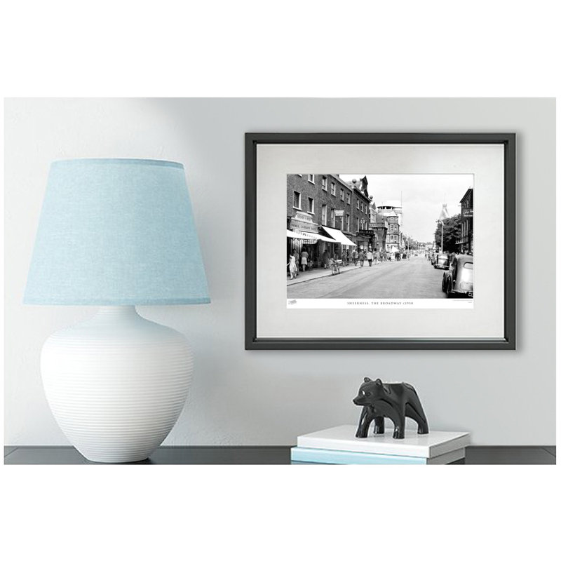 Sheerness, The Broadway C1950 by Francis Frith - Single Picture Frame Print, 45cm H x 60cm W x 2.3cm D