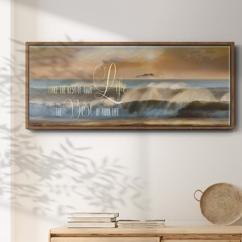 Best of Your Life - toile encadrée, H 12 po x l 30 po