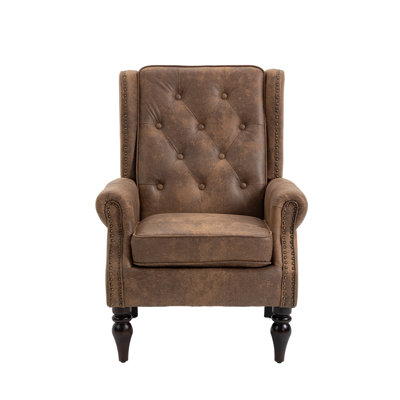 Fauteuil capitonné de 29,33 po de large Kirouac