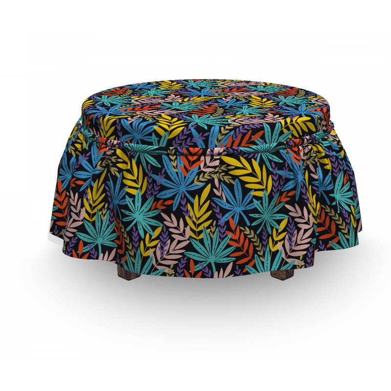 Box Cushion Ottoman Slipcover
