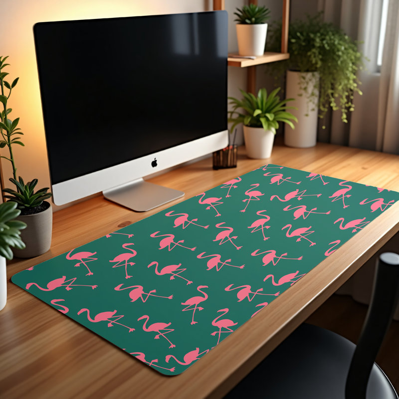 Polyester Desk Pad, 14.4x12.1