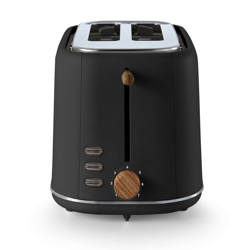 Tower Scandi 2 Slice Toaster With Adjustable Browning Control, Centring Function, 800W