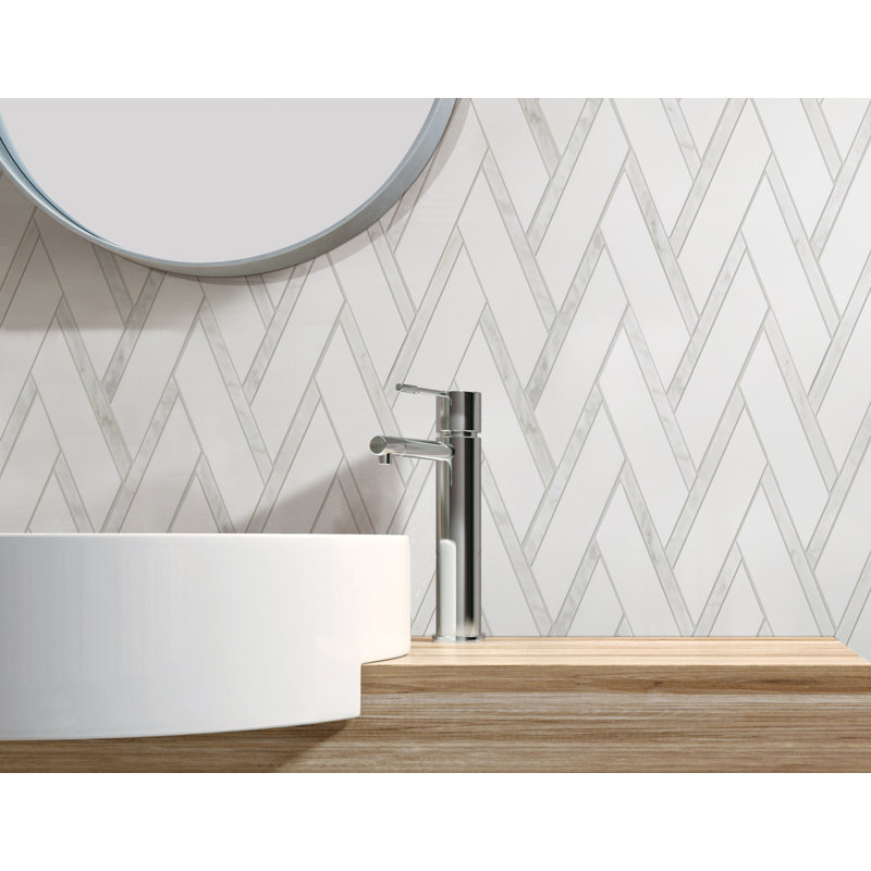 Marble Mosaic Wall & Floor Tile, Thassos White