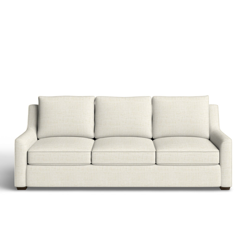 Gemi Upholstered 80'' Sofa, Bevin Natural Linen Blend