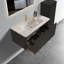 Meuble-lavabo rayé flottant avec lavabo en céramique-94213686-94213684