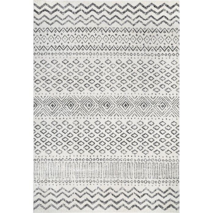 Union Rustic Vickie Southwestern Off White Area Rug & Reviews | Wayfair