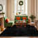 Black Fluffy Area Rug - Ultra Soft Shag Rug for Living Room, Bedroom, Holiday Decor, Non-Slip Fuzzy Carpet for Modern Home