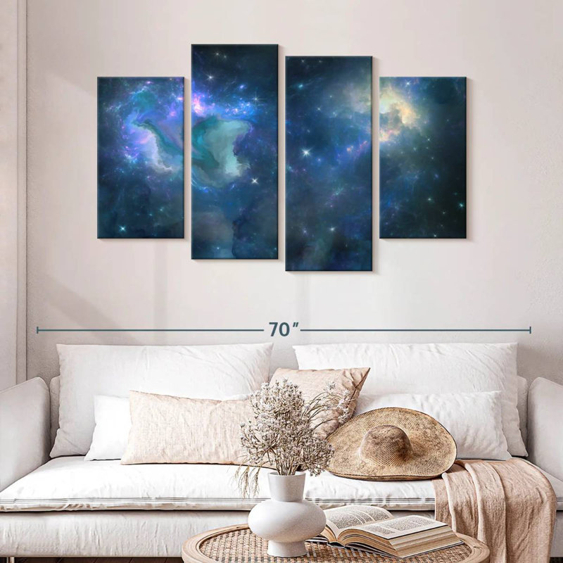 Oberle Space Nebula, 32"H x 52"W