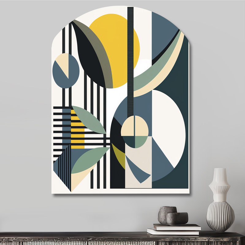 Art mural rétro de style Mid-Century I - Modern Midcentury, H 34 po x l 25 po