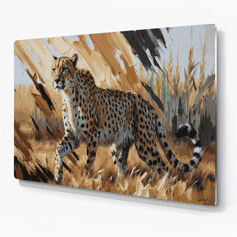 Art mural en métal Big Cats, H 20 po x l 30 po