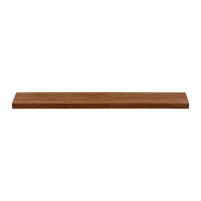 Alma Walnut Wood Floating Shelf