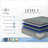 Mattresses | Restonic 13” Plush Hybrid Mattress with Pocketed Coils | Full | Grey+Blue | Foam-667419622