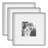 Develin Matte Plastic Single Picture Frame Set-1540065258