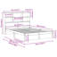 Solid Wood Bed