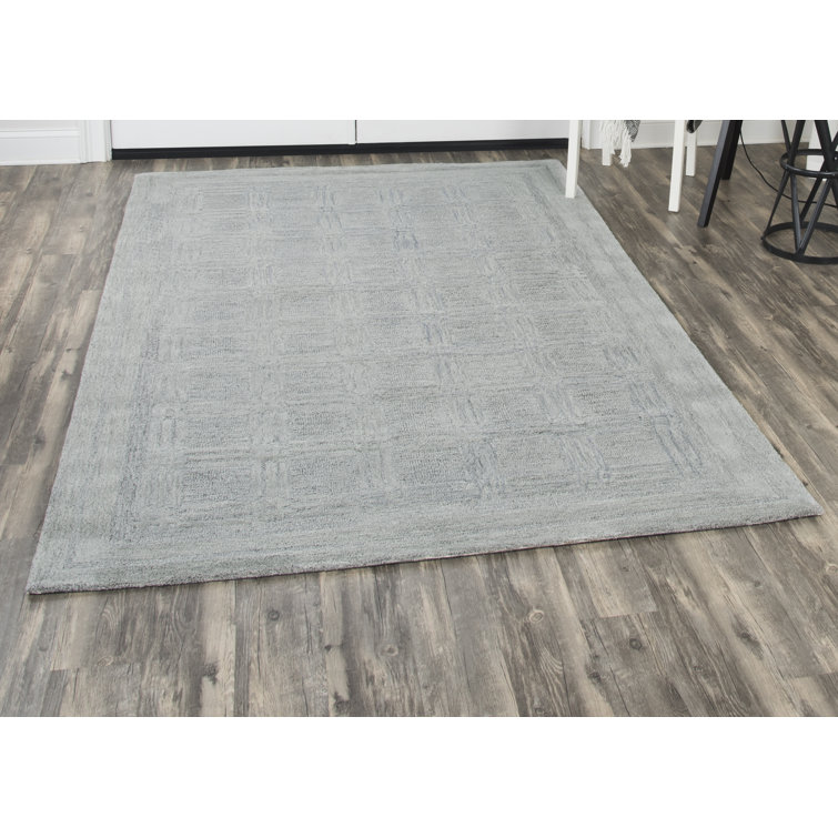 Phan Hand-Tufted Wool Grey Area Rug