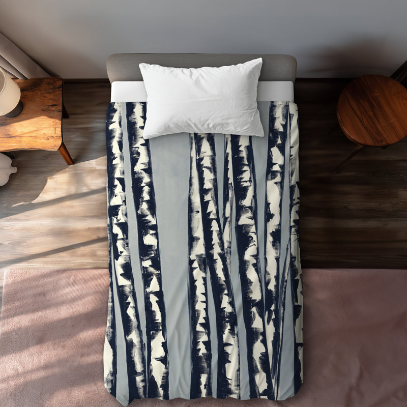 Abstract Birch Forest Duvet Cover | Office Landscapes Decor