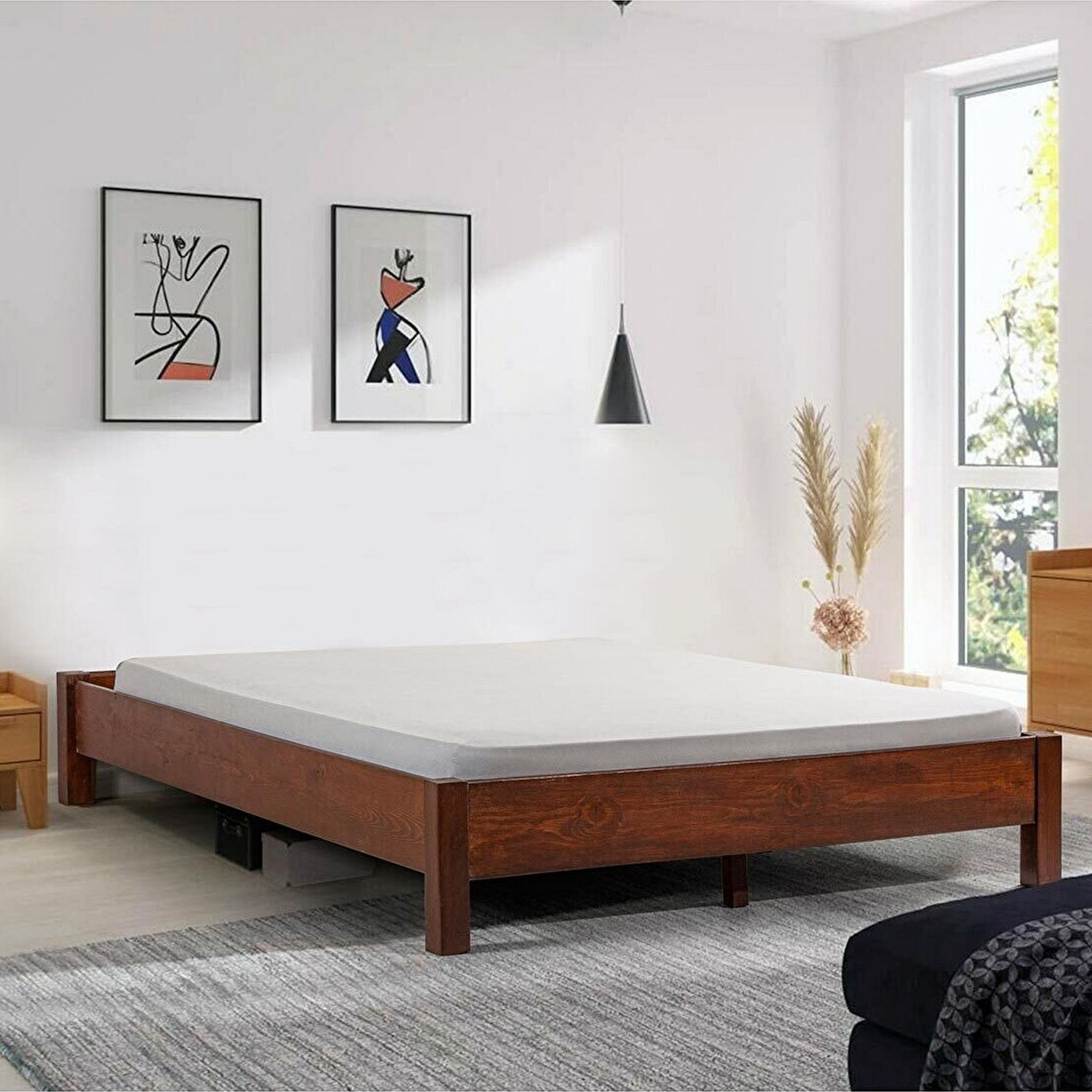 East Urban Home Solid Wood Bed | Wayfair