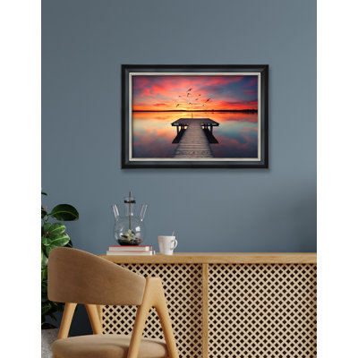 Œuvre d'art personnalisée sur toile, notre propre coucher de soleil, AD0060