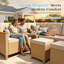 Wicker Conversation Set