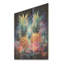 Ananas cosmique vert et jaune II - ananas sur bois-2105922748