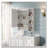 3-in-1 Bathroom Mirror Cabinet, 24-inch Wall Mounted Medicine Cabinet-100542886