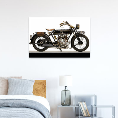 1916 Sunbeam Jap, Russian Army Issue Classic Abstract Landscape Nature Wall Art