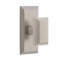 Grandeur Fifth Avenue Short Plate Privacy with Carré Door Knob-1045603896-1045603900