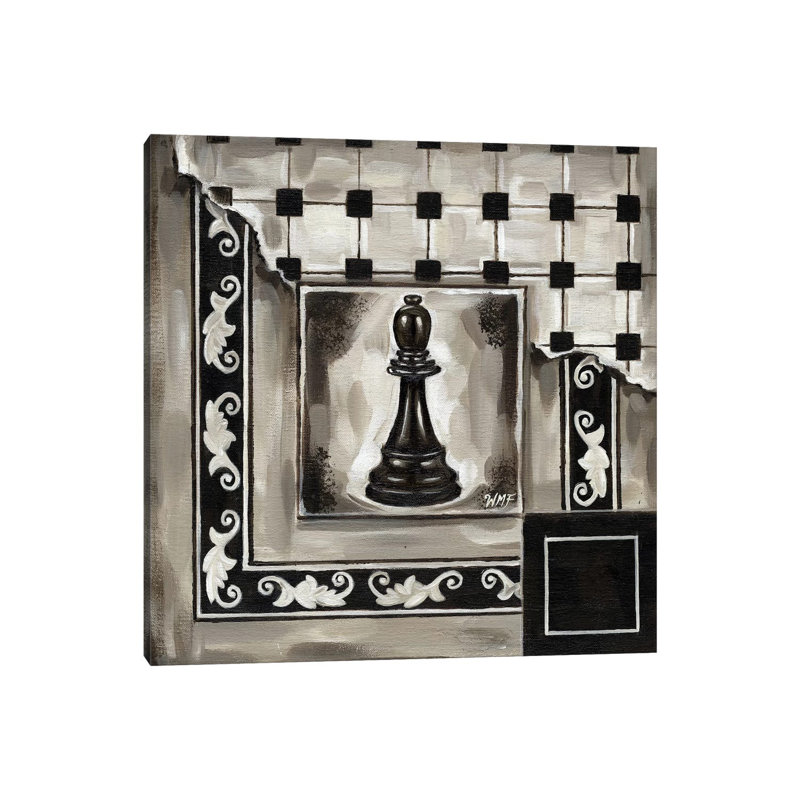 Chess II 1 Piece Wrapped Canvas Painting, 30.48cm H x 30.48cm W x 1.91cm D