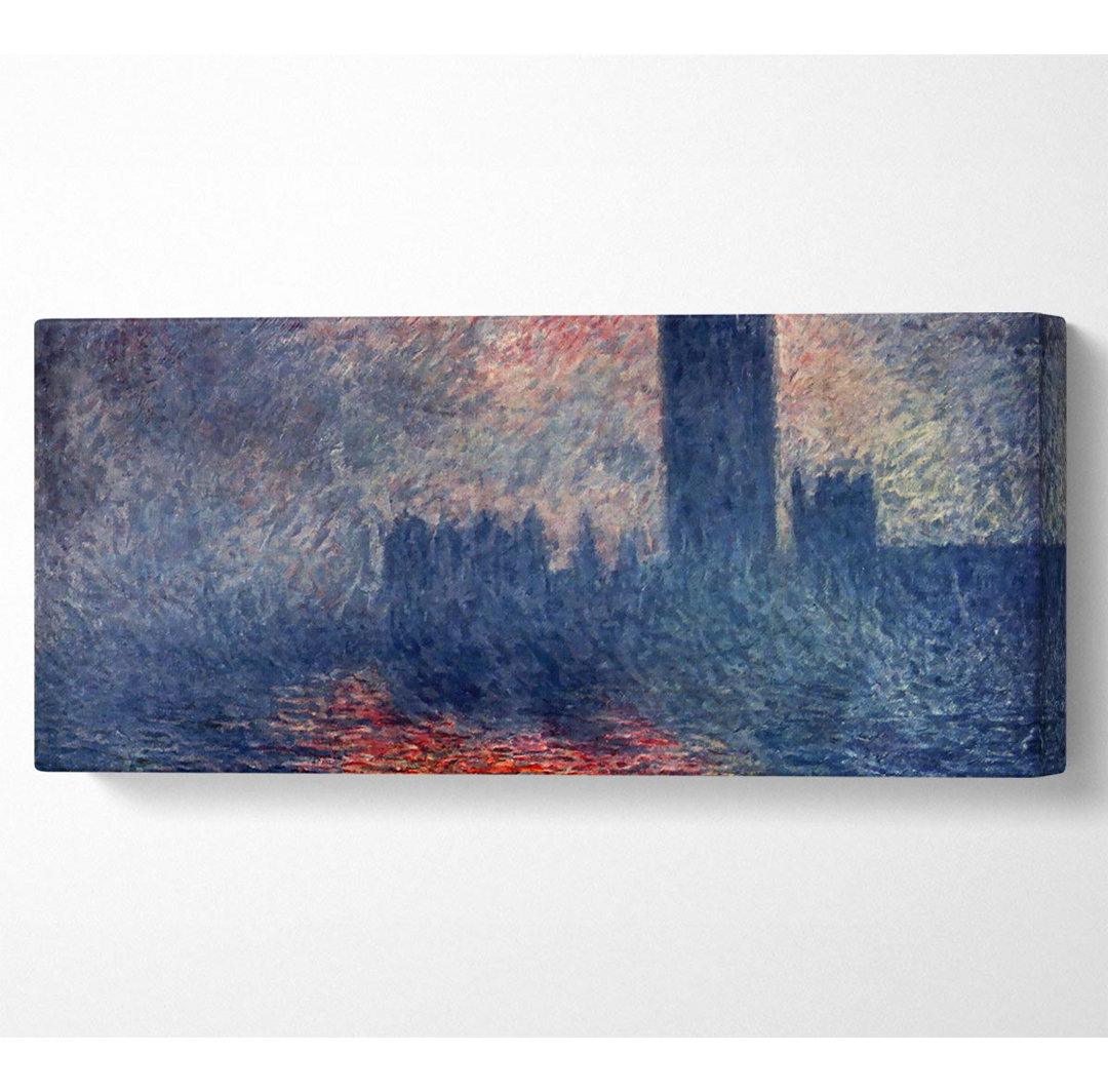 Monet Parlament in London - Kunstdrucke auf Leinwand