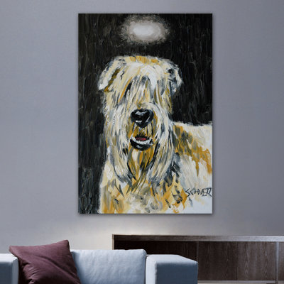 " Soft Coated Wheaton Terrier Angel " by Jay Schmetz