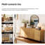 Ensemble de table de chevet et de chevet 3 pièces Modern Minimalist-1703805702