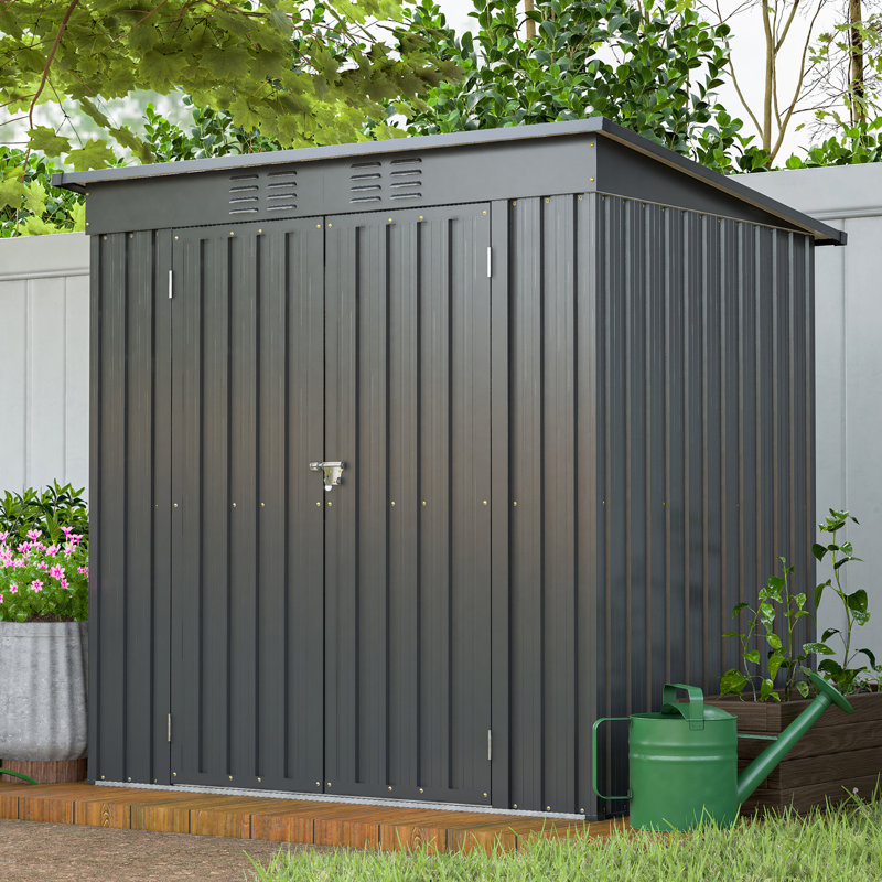 Outdoor Storage Shed, All Weather Tool Shed With Strong and Sturdy  To Use For At Least 10 Years ( Please Noted: Not Included Foundation)