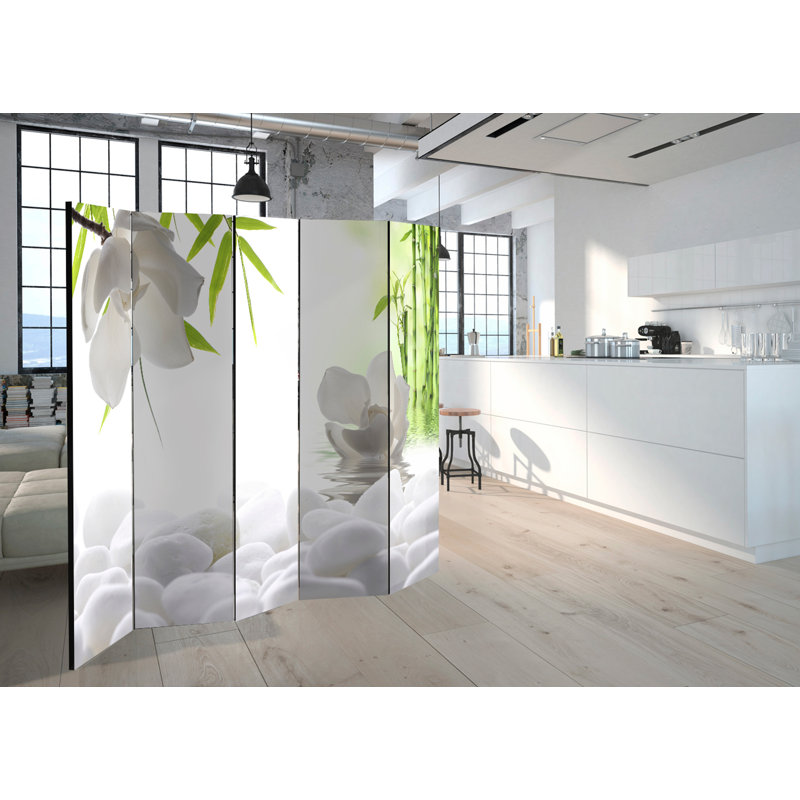 225cm W x 172cm H 5 - Panel  One Sided Room Divider Folding Room Divider