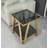 Allyse Glass Top End Table-98449978-98449977