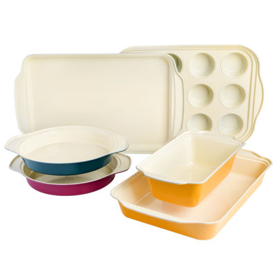 Spice By Tia Mowry 6 Piece Non-Stick Carbon Steel Bakeware Set