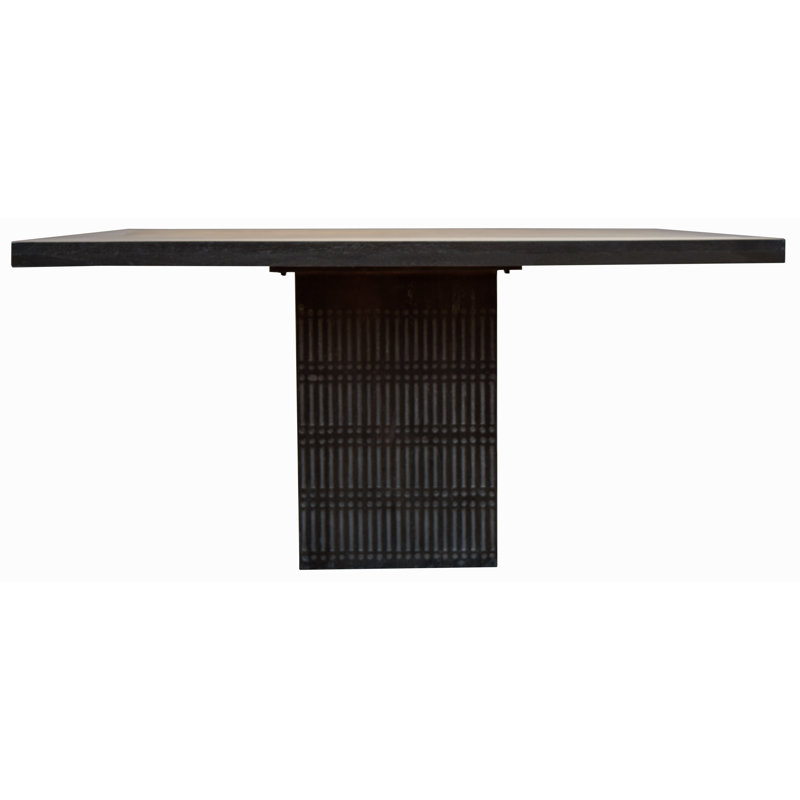 Konar Solid Wood Solid Wood Top Pedestal Dining Set