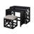 3-Piece Home Office Furniture Set With Rolling Desk, Casters, And 2 Charging Ports For Modern Workspaces-1350616433