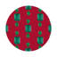 Sous-verres ronds en cuir Gem Emeralds-119015207