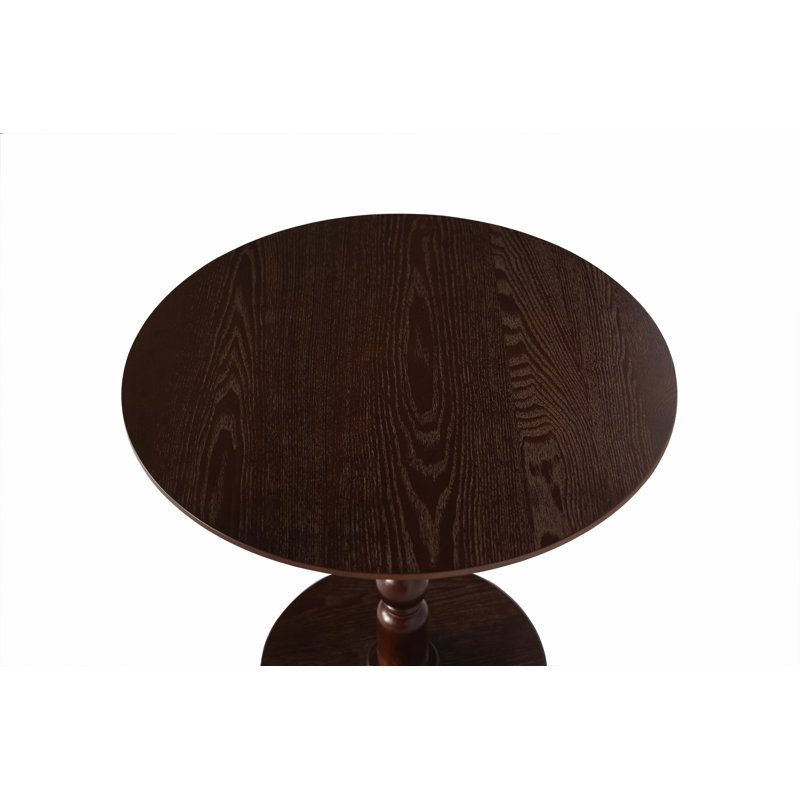 Accent Round Table, Walnut