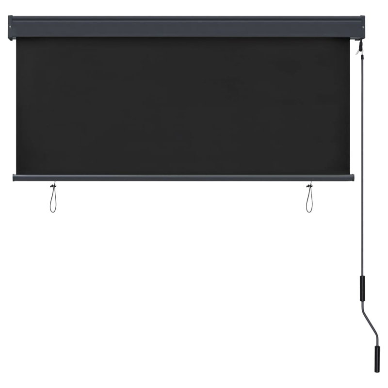 Store occultant avec store à manivelle pour bureau, Anthracite, L 55,1 po